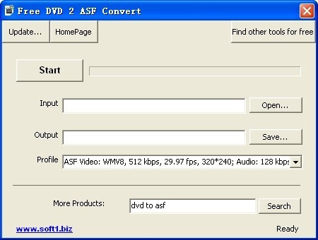Free DVD 2 ASF Convert
