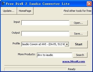 Free DivX 2 Iaudio Converter Lite
