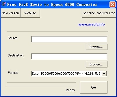 Free DivX Movie to Epson 6000 Converter