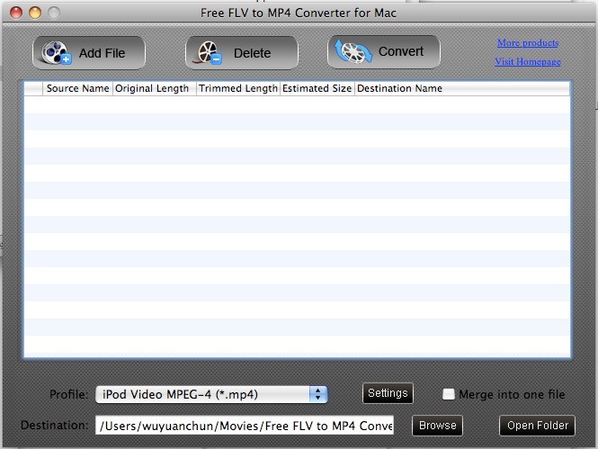 Free FLV to MP4 Converter for Mac