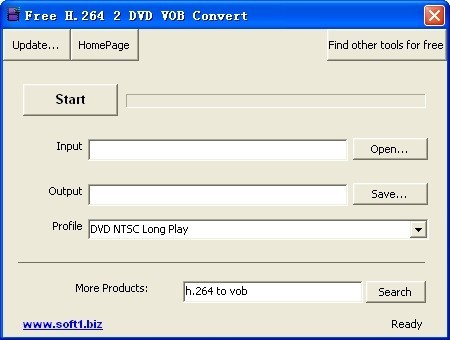 Free H.264 2 DVD VOB Convert