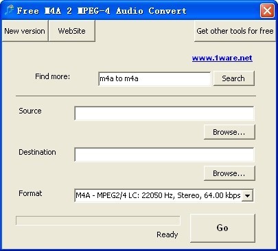 Free M4A 2 MPEG-4 Audio Convert