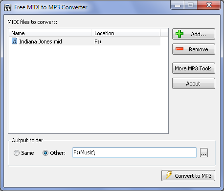 Free MIDI to MP3 Converter