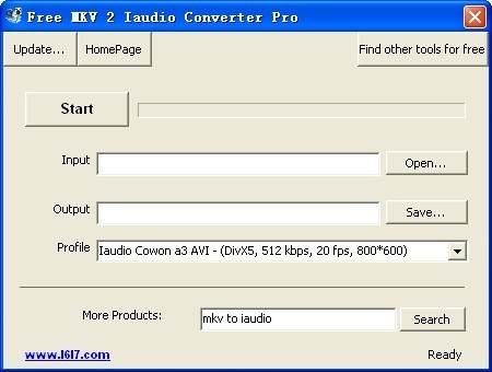 Free MKV 2 Iaudio Converter Pro