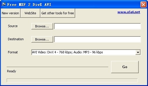 Free MXF 2 DivX AVI