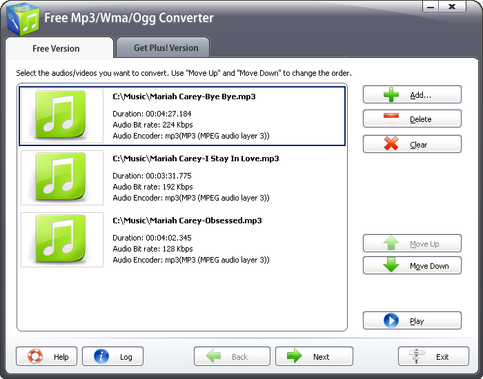 Free Mp3/Wma/Ogg Converter 2009