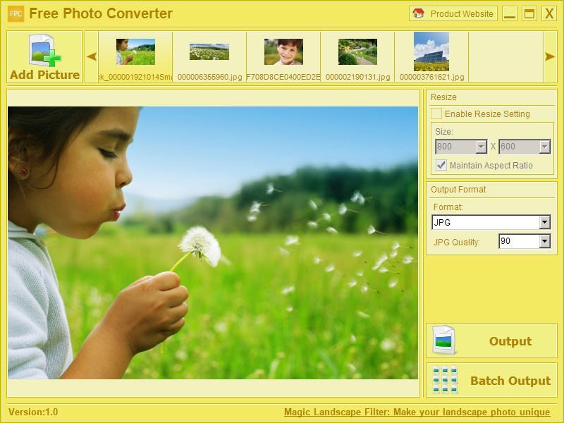 Free Photo Converter 1.1 Build