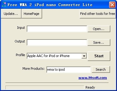 Free WMA 2 iPod nano Converter Lite