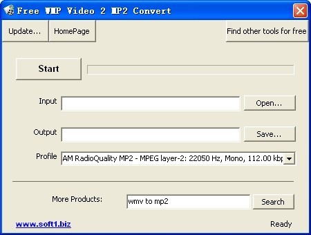 Free WMP Video 2 MP2 Convert