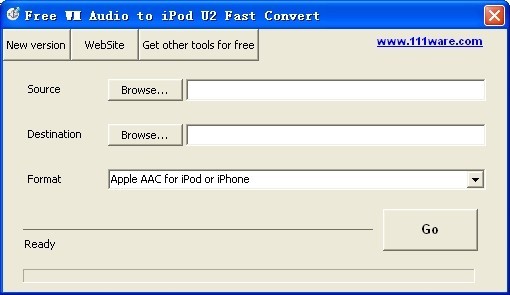 Free WM Audio to iPod U2 Fast Convert