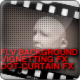 Full Screen Video Background With Vignetting And Curtain FX