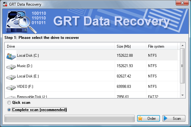 GRT FAT Data Recovery