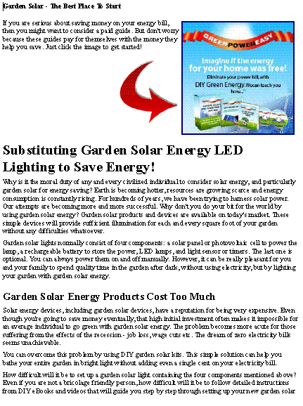 Garden Solar