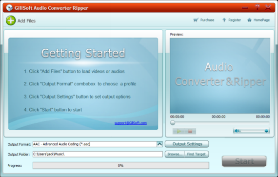 GiliSoft Audio Converter Ripper Free