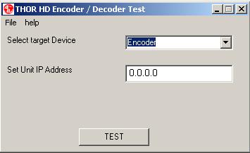 HD Encoder / Decoder Test