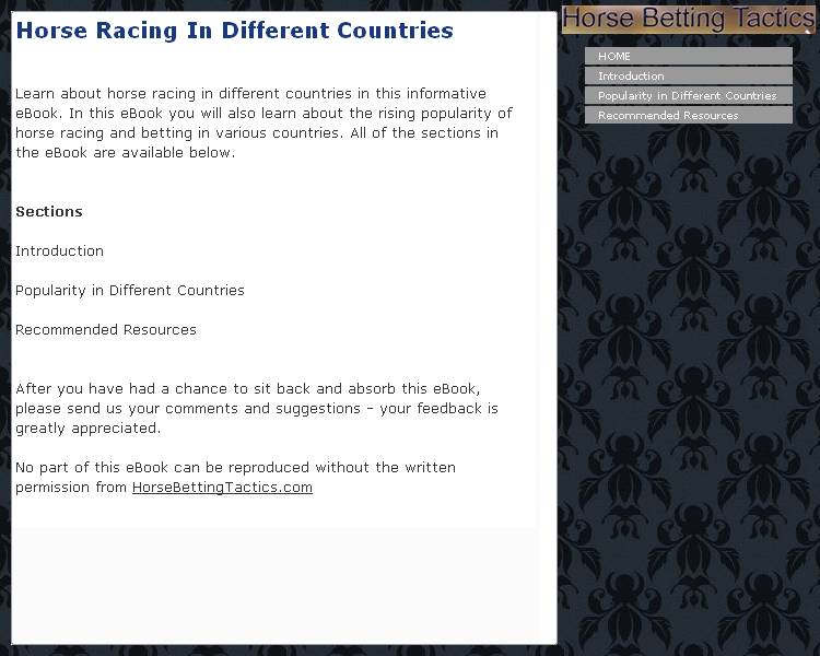 Horse Racing In Different Countries