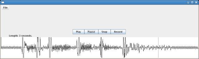Java Sound Player and Recorder