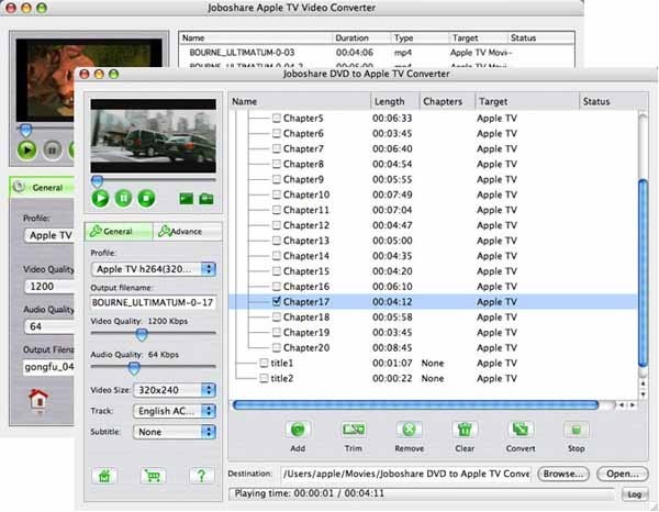Joboshare DVD to Apple TV Bundle for Mac