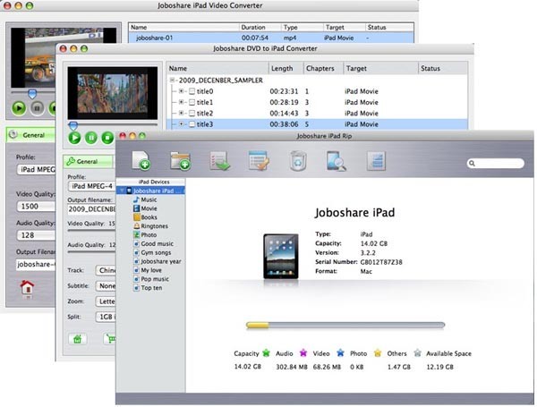 Joboshare iPad Mate for Mac
