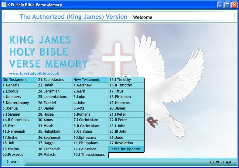KJV Holy Bible Memory Scriptures