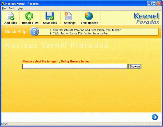 Kernel for paradox recovery