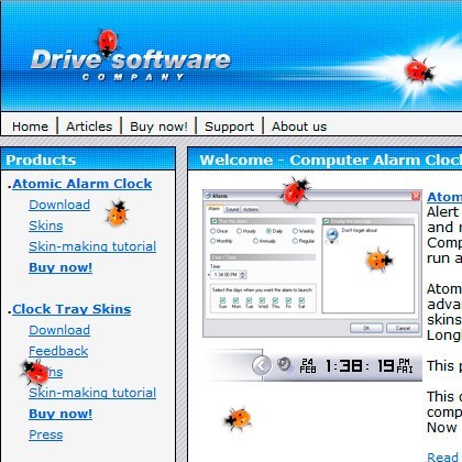 Ladybug on Desktop