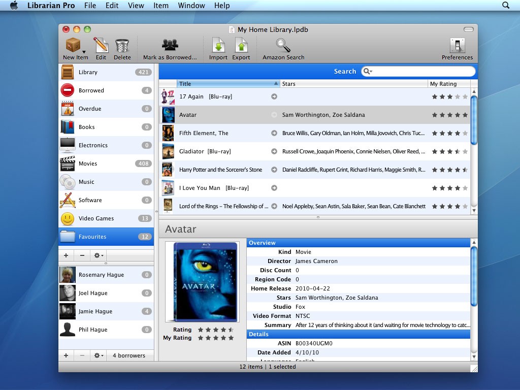 Librarian Pro for Mac OS X