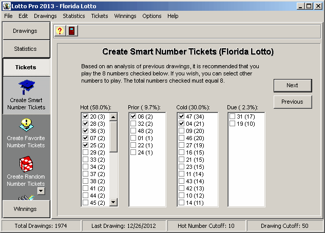Lotto Pro 2011 Lottery Software