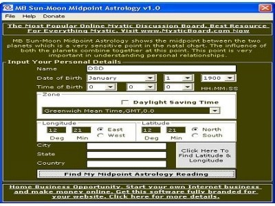 MB Sun-Moon Midpoint Astrology