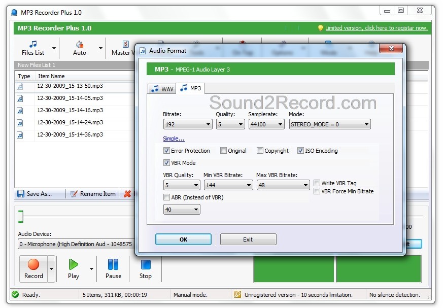 MP3 Recorder Plus