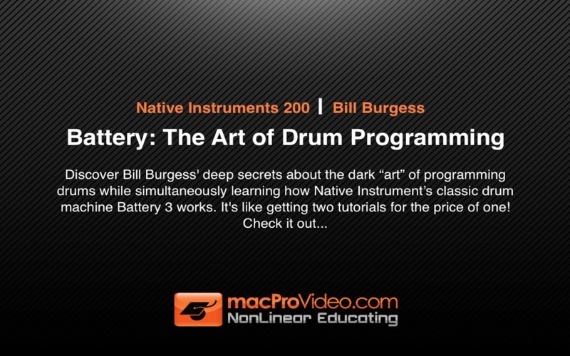 MPV's NI 200 - Battery - The Art of Drum Programming