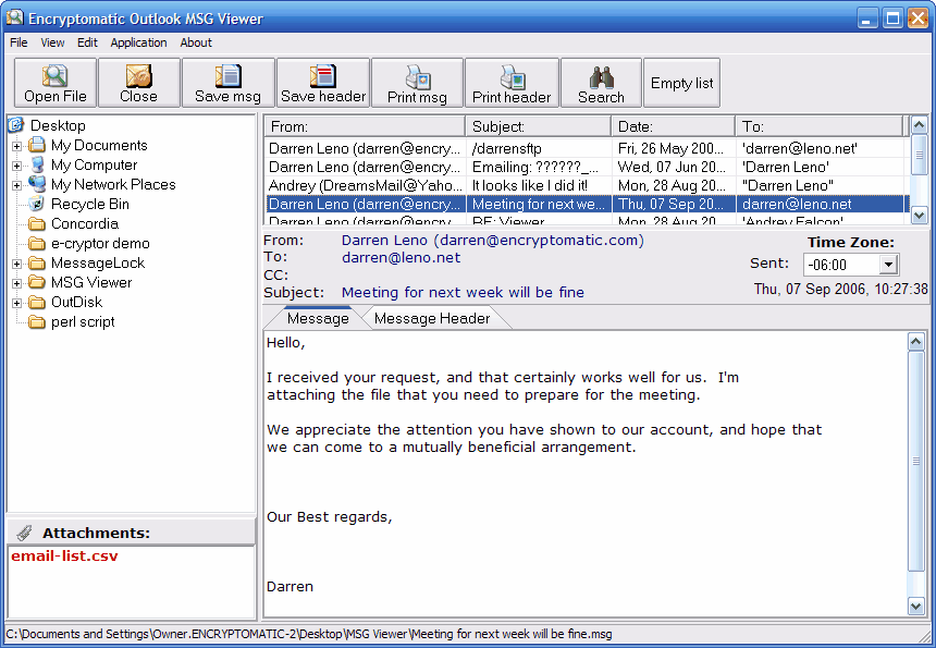 MSG Viewer Pro - EML and MSG Viewer