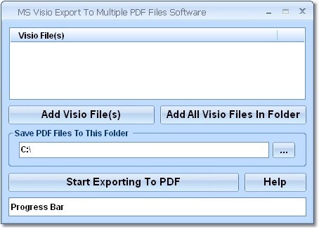 MS Visio Export To Multiple PDF Files Software