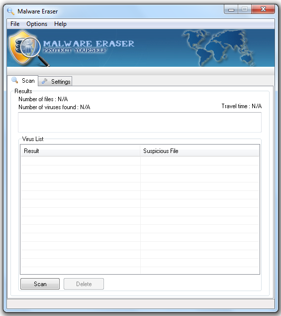 Malware Eraser 1.2 Build