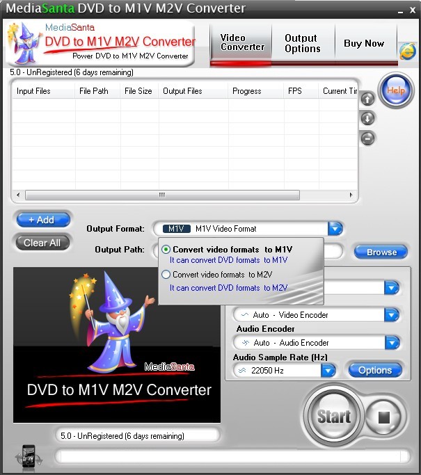 MediaSanta DVD to M1V M2V Converter