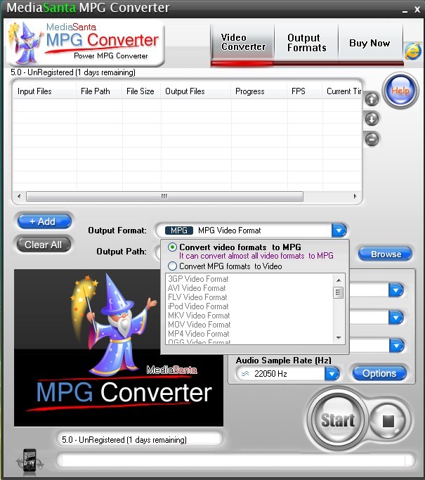 MediaSanta MPG Converter