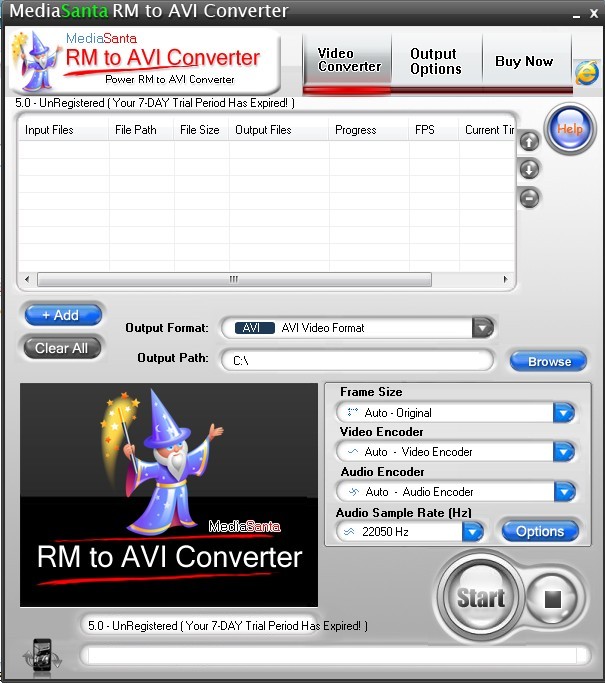 MediaSanta RM to AVI Converter