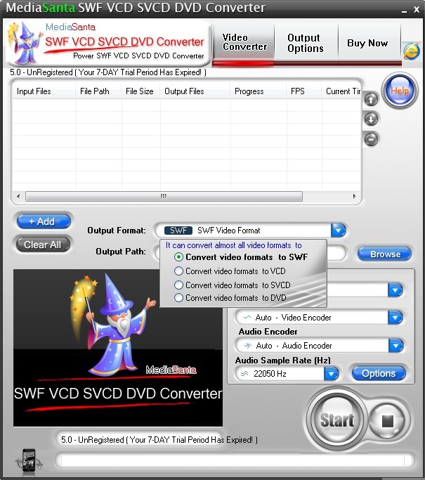MediaSanta SWF VCD SVCD DVD Converter
