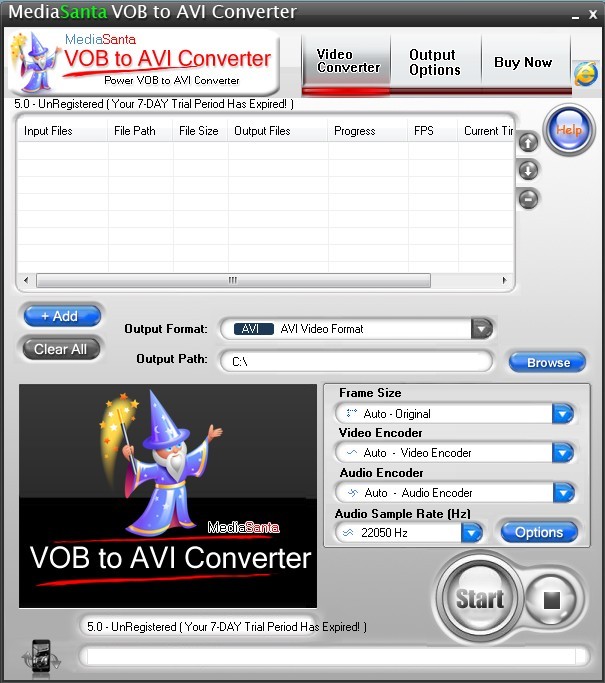 MediaSanta VOB to AVI Converter