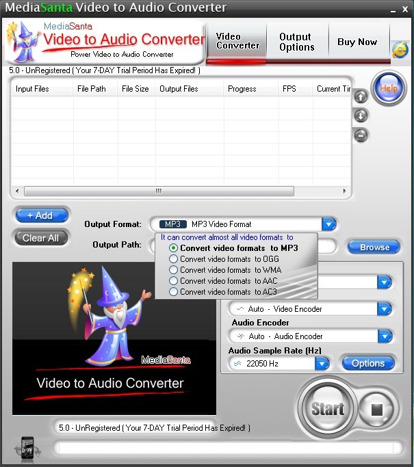 MediaSanta Video to Audio Converter