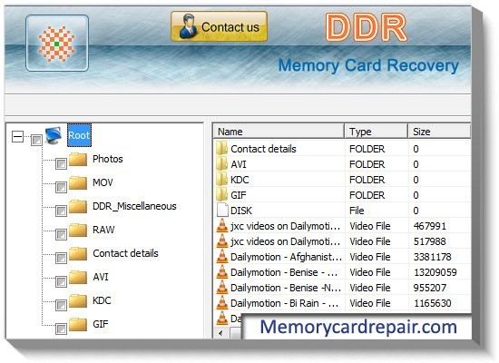 Memory Card Data Repair Tool