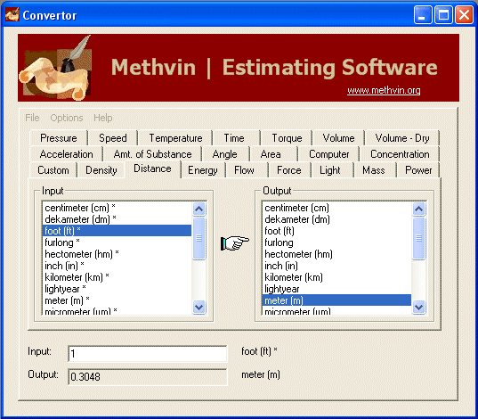 Methvin | Converter