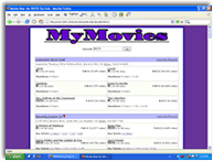 MyMovies PHP Movie Listings Script
