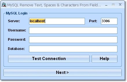 MySQL Remove (Delete, Replace) Text, Spaces & Characters From Fields Software