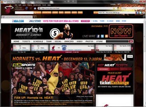 NBA Miami Heat IE Browser Theme