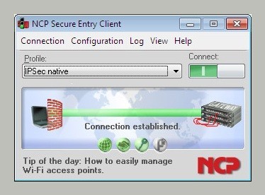 NCP Secure Entry Client for Win32/64