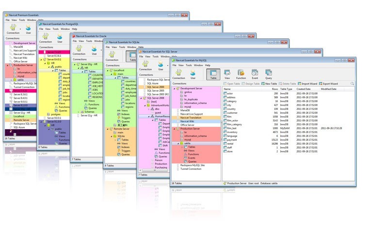 Navicat Essentials for PostgreSQL (Windows) - The best Admin tool