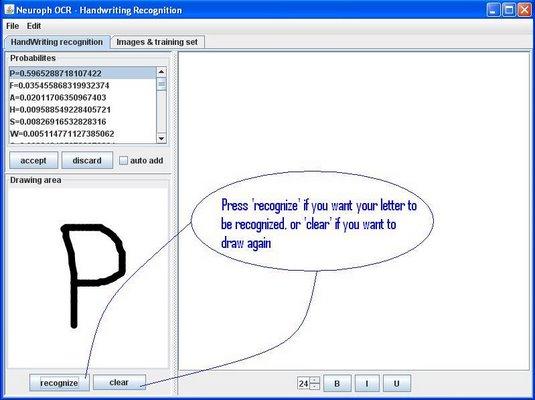 Neuroph OCR - Handwriting Recognition