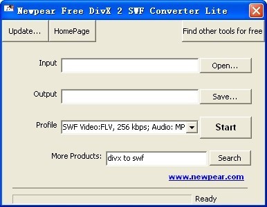 Newpear Free DivX 2 SWF Converter Lite