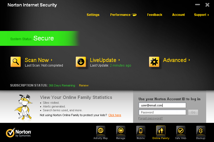 Norton Internet Security 2012